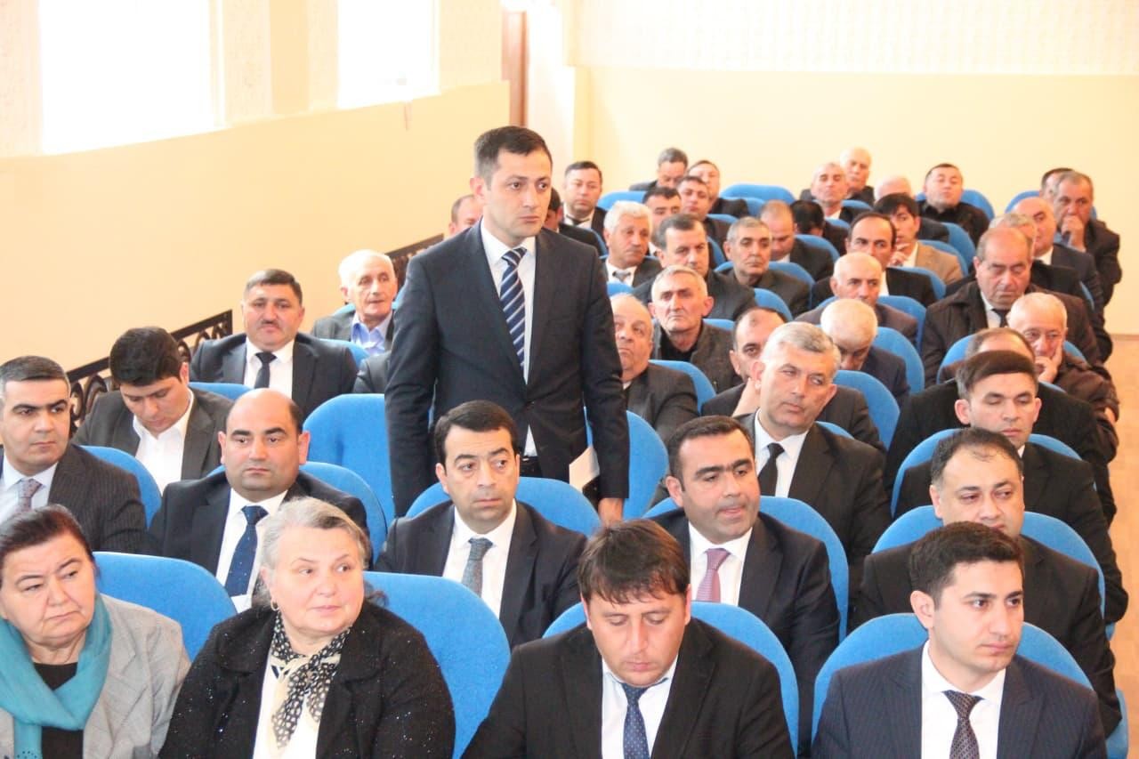 Goranboy RİH başçısı yanında Şuranın növbəti iclası keçirildi - FOTOLAR